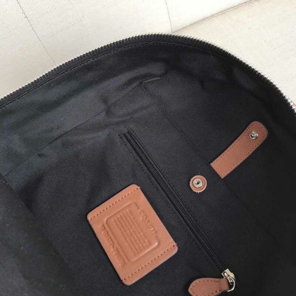 COACH Charles Slim Backpack In Sport Calf Leather - Picture 12 of 14